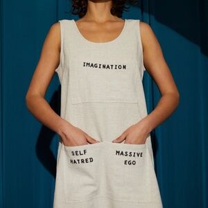 Fashion Brand Company Artist's Toolbox Linen Shift Dress